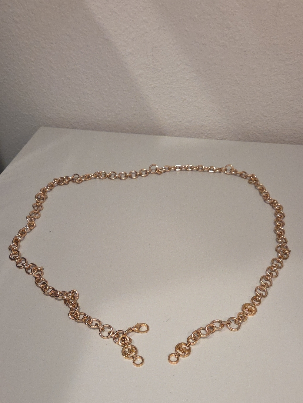 Michael Kors Gold Chain Link Waist Belt